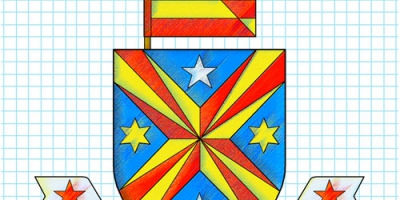 Семейный герб для школы - как нарисовать по шагам